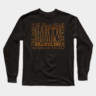 Garth Brooks Old Limitied art Long Sleeve T-Shirt